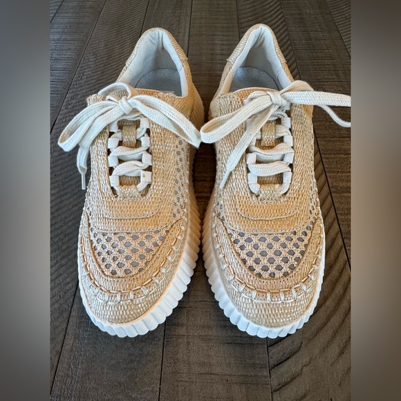 Dolce Vita - Dolen Raffia Woven Platform Sneakers Women's Size 7.5 (NWOT) - Picture 4 of 15